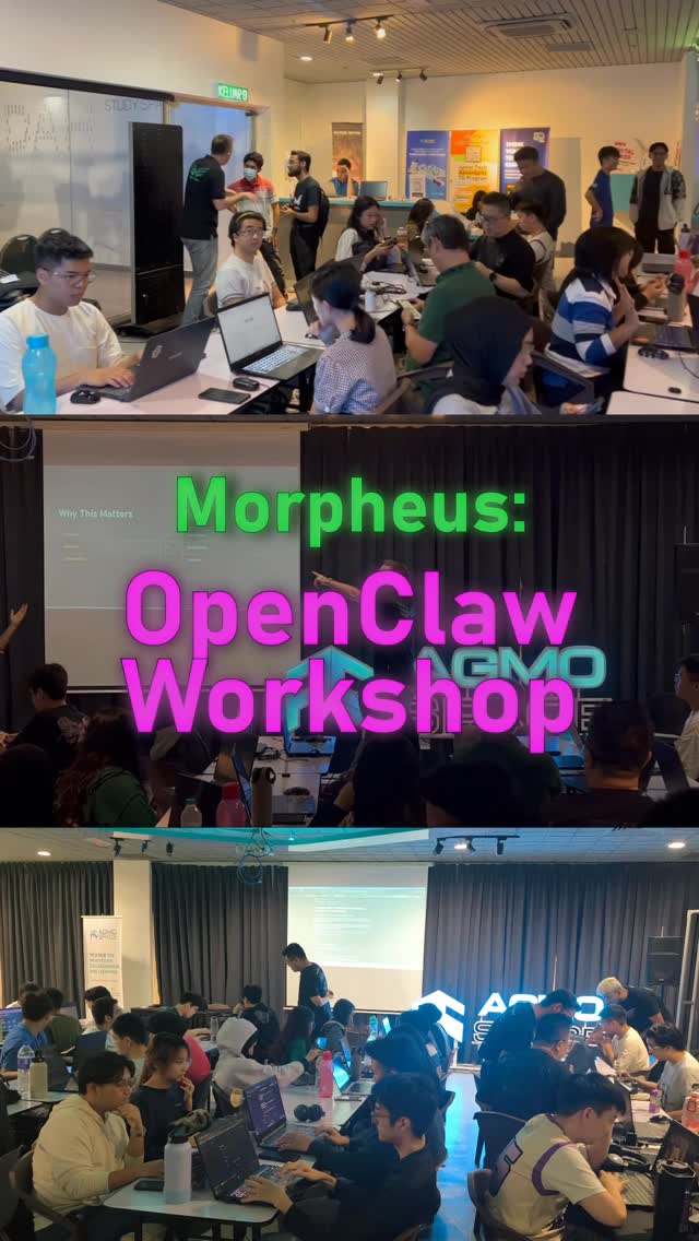 OpenClaw Workshop with @morpheusasia 💫 …